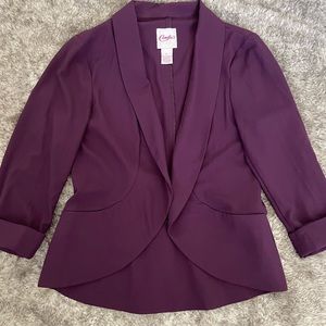 Candies, purple blazer , size L
